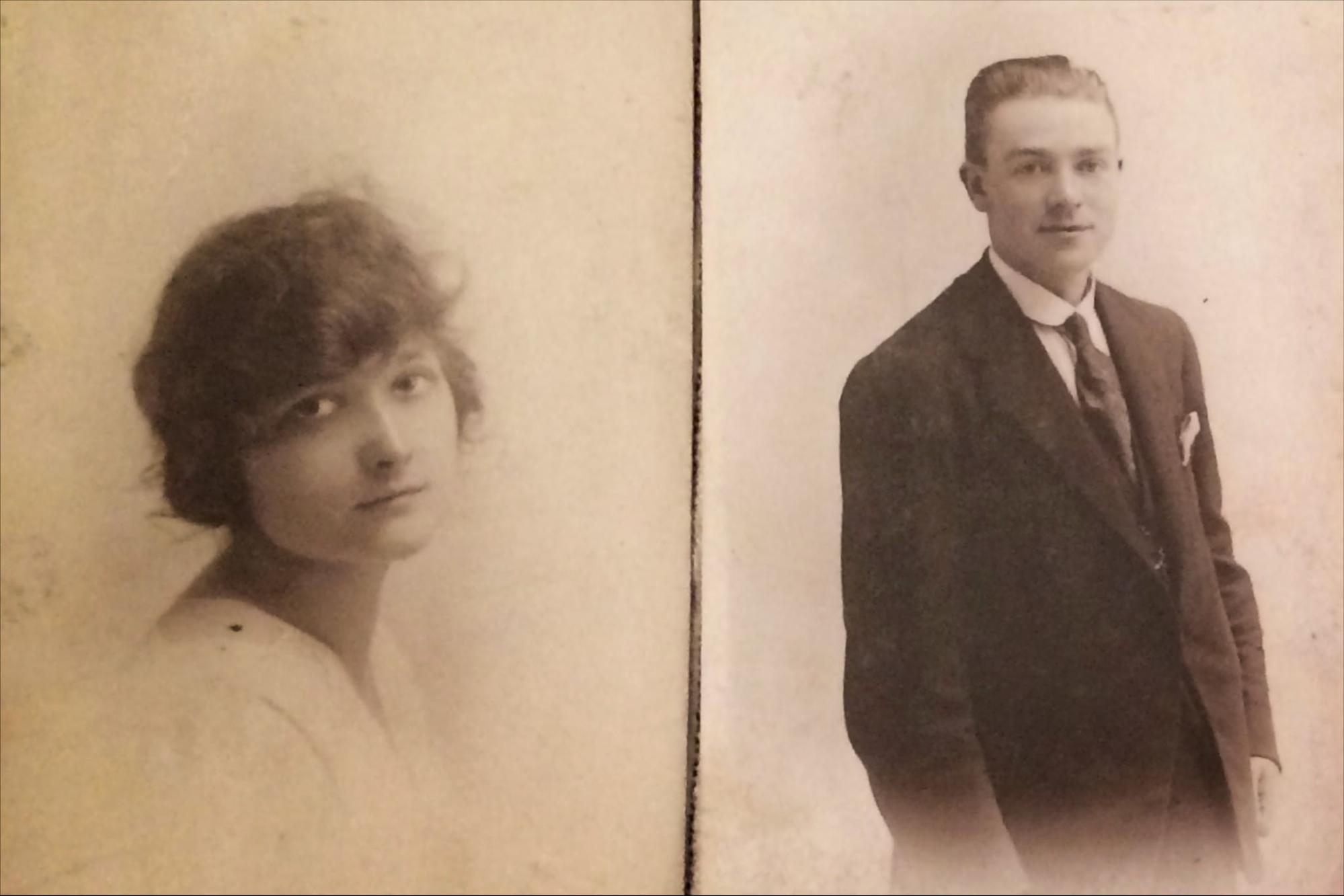 Sheila's parents - Alice Maxfield and Walter Cox