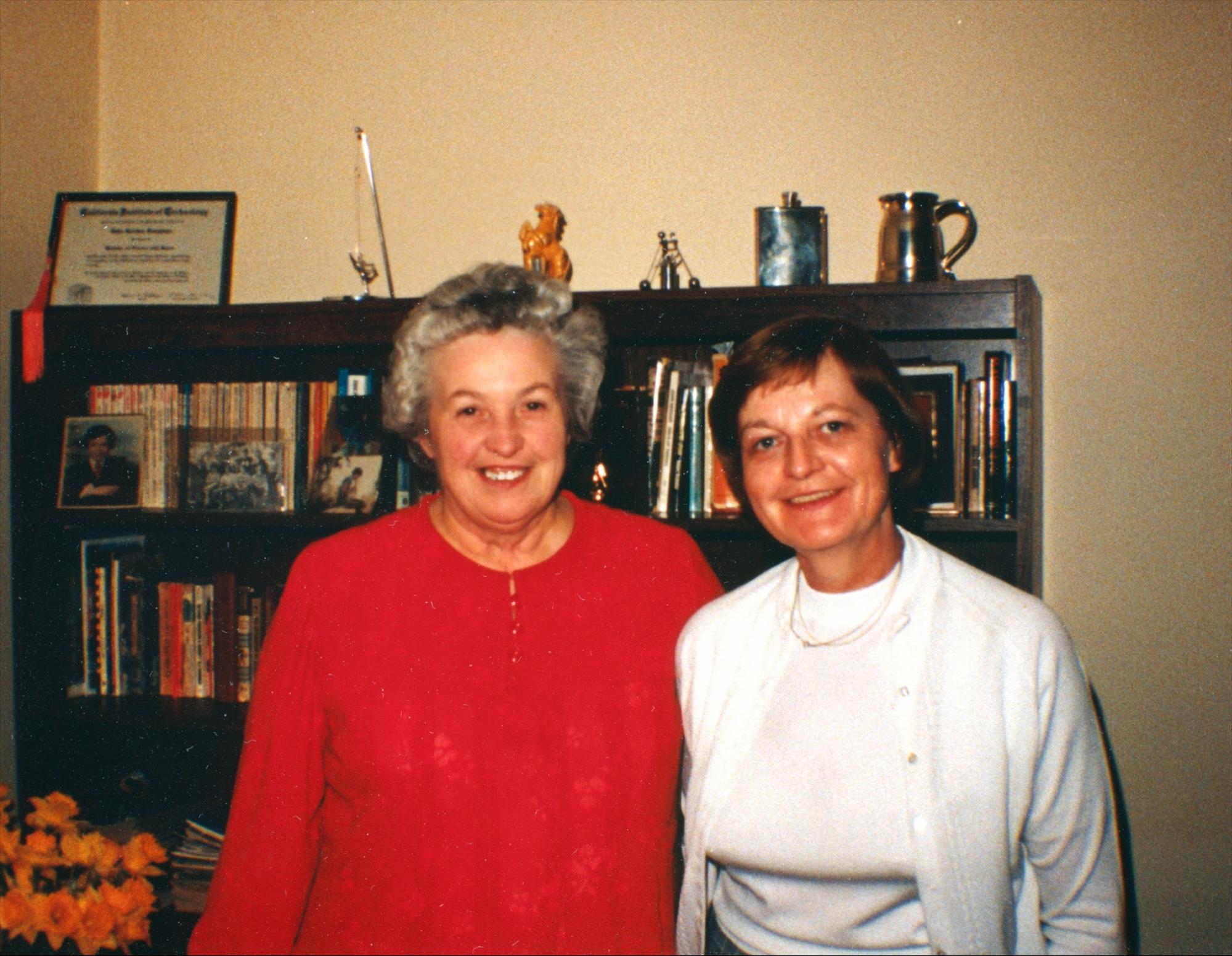 Mom and Joan Cox